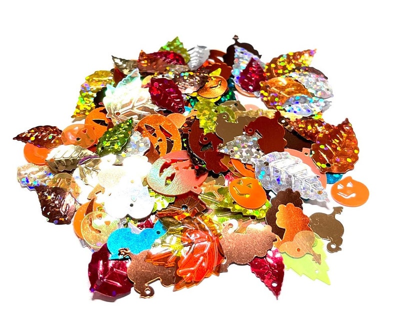 Autumn Mix Sequins - Etsy