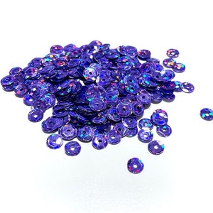 Hologram Tanzanite Sequins Multiple Sizes Available