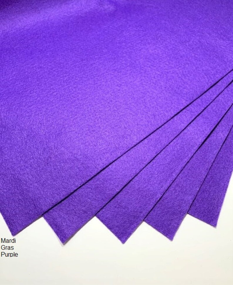 Mermaid Dreams Felt Color Set 9 x 12 Wool Felt
