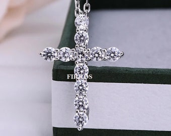 Moissanite Cross - Etsy