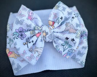 Cartoon friends headwrap • muted colors  Headwrap , Baby headband , BABYHEADWRAP and friends