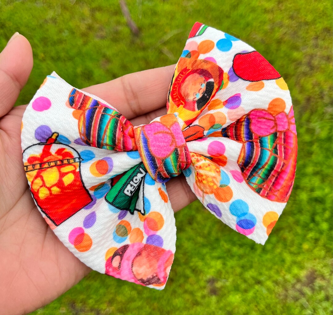 Mexican Favorite Things Bows / Mexican Bow / Candy Bow / Bow Etsy