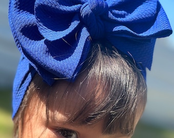 ROYAL BLUE• BABYHEADWRAP • baby headband