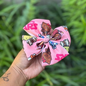 Kitty hair bow , cute Kitty bow