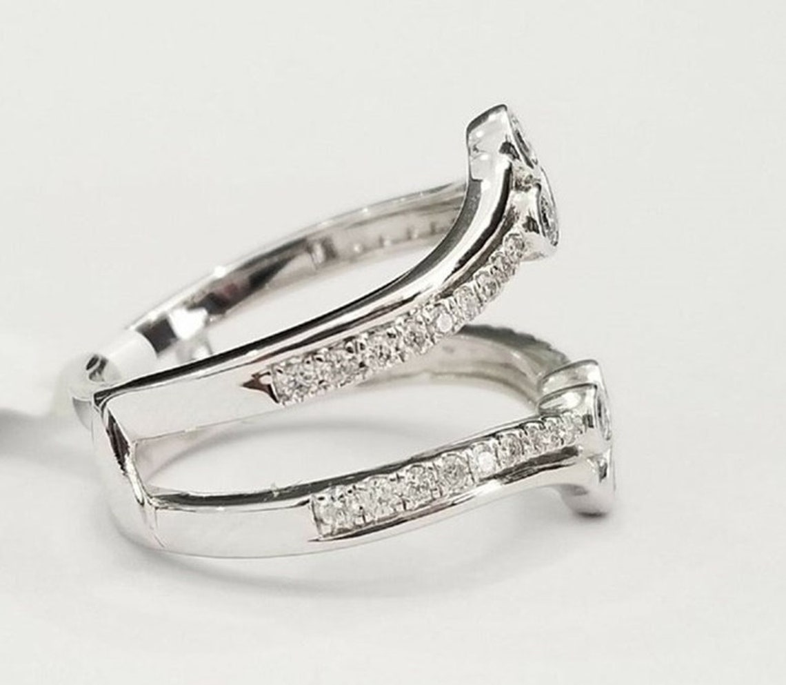 Enhancer Wrap Guard Engagement Band Wrap Guard Band Etsy