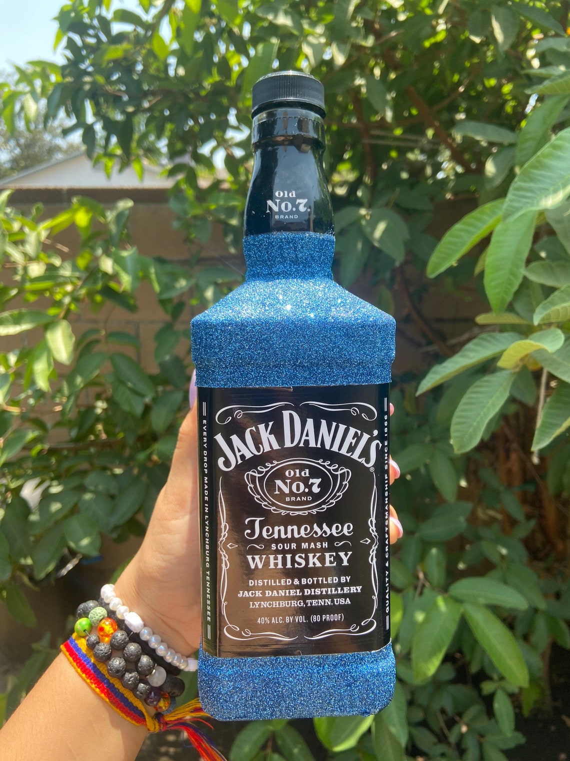 Glitter Alcohol Bottle Etsy