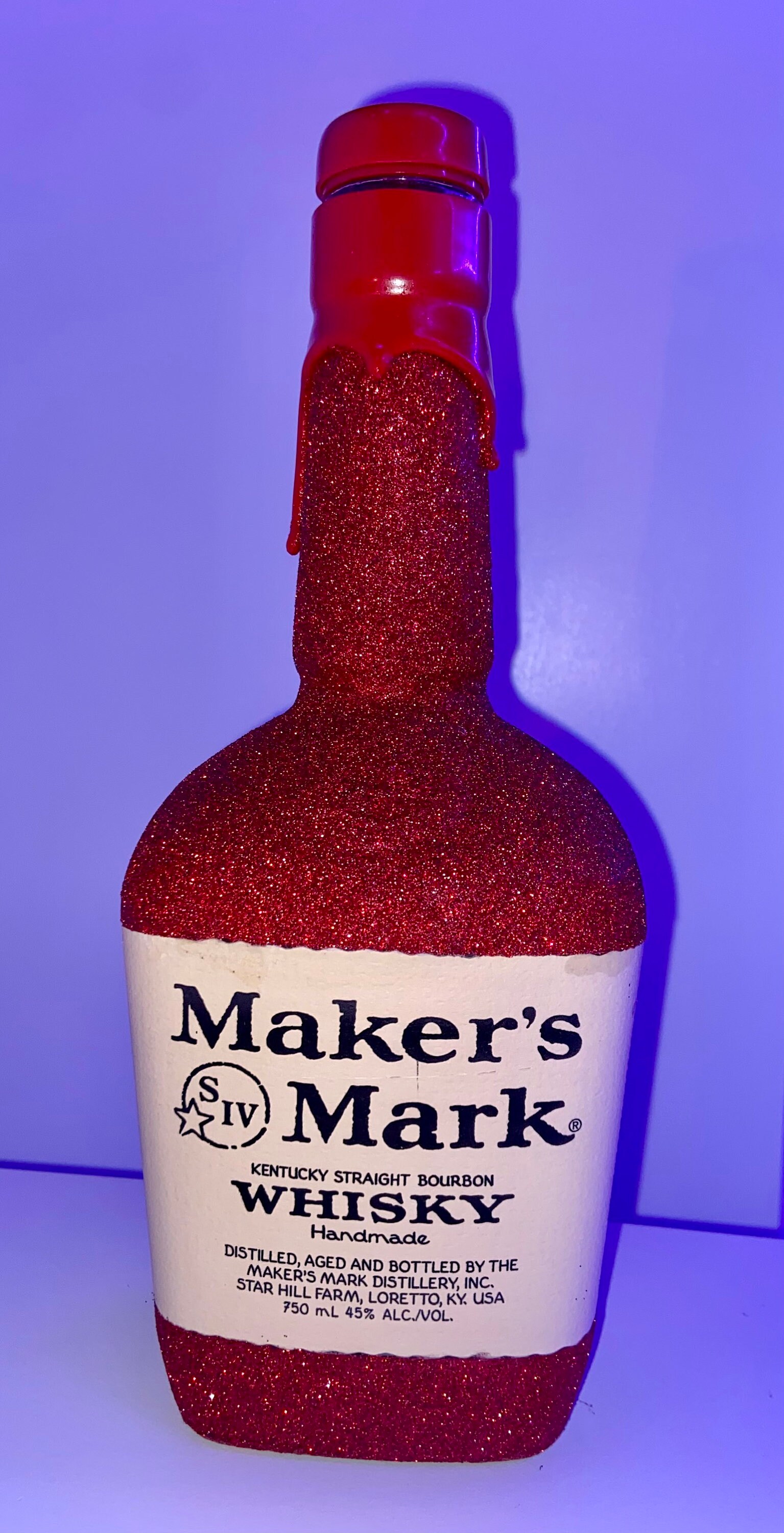 Glitter Alcohol Bottle Etsy