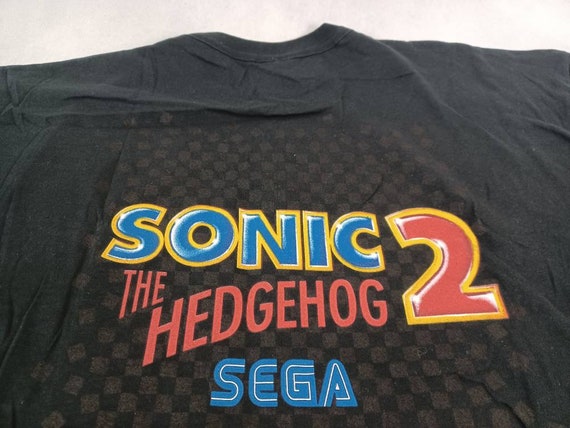 Vintage 1991 Sonic the Hedgehog 2 T-shirt Vtg 90s Arcade Game