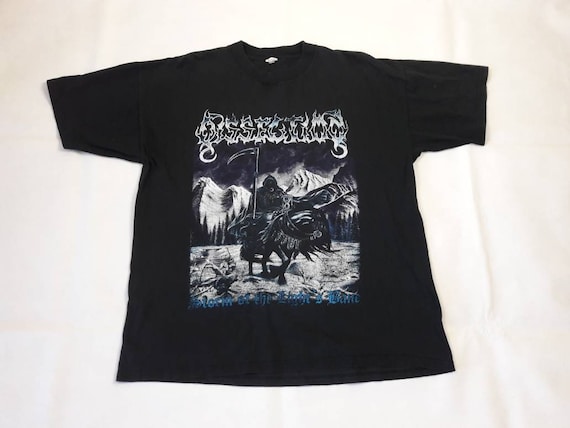 Vintage 1990s Dissection T-Shirt Metal Obituary M… - image 1