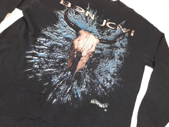 Vintage 1995 Bon Jovi Tour Long Sleeve T-Shirt He… - image 6