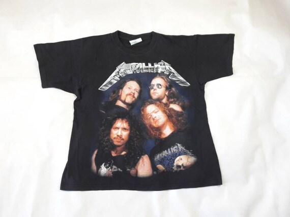 Vintage 90s Metallica T-shirt Thrash Metal Slayer Megadeth - Etsy