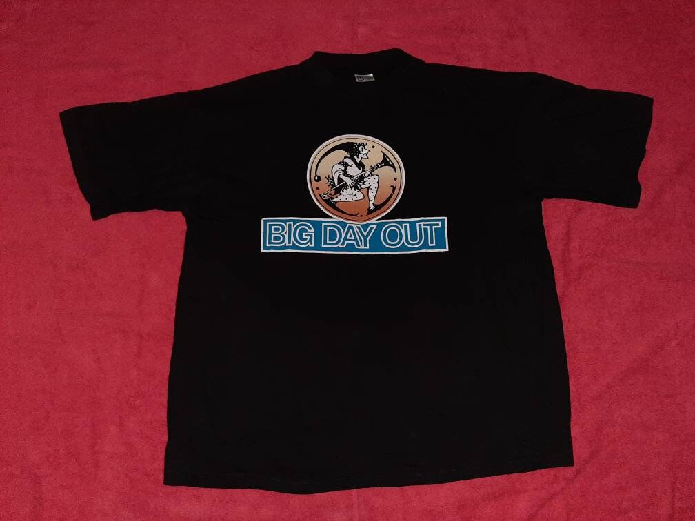 Vintage 1999 Big Day Out Tshirt Heavy Thrash Metal Metallica Marilyn Manson Placebo Ministry