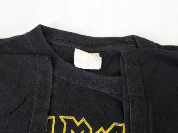 Vintage 1998 Iron Maiden T-Shirt Heavy Metal Moto… - image 4