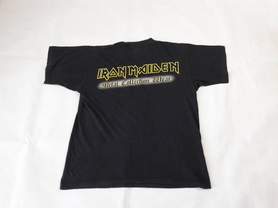 Vintage 1998 Iron Maiden T-Shirt Heavy Metal Moto… - image 5