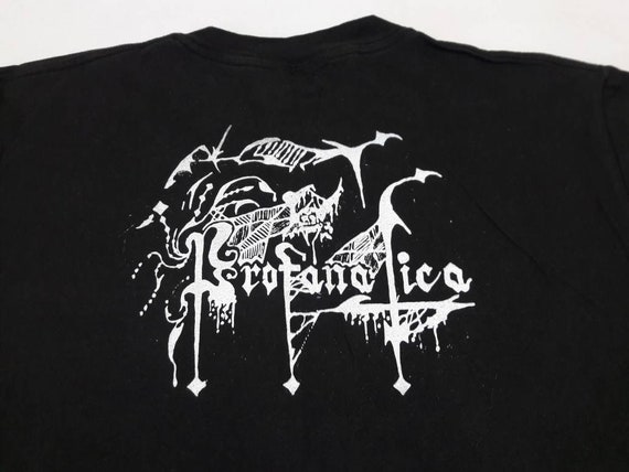 Vintage 1990s Profanatica T-Shirt Doom Metal Obit… - image 5