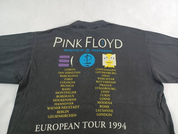 Vintage 1994 Pink Floyd Tour T-Shirt Hard Rock Queen … - Gem