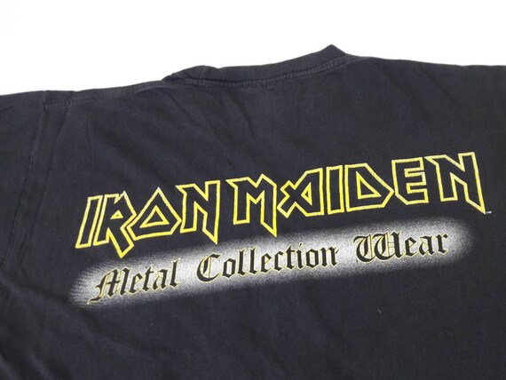 Vintage 1998 Iron Maiden T-Shirt Heavy Metal Moto… - image 6