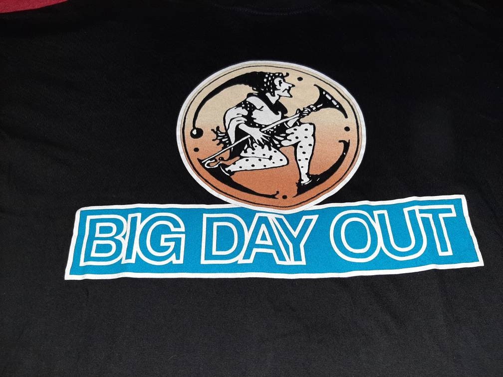 Vintage 1999 Big Day Out Tshirt Heavy Thrash Metal Metallica Marilyn Manson Placebo Ministry