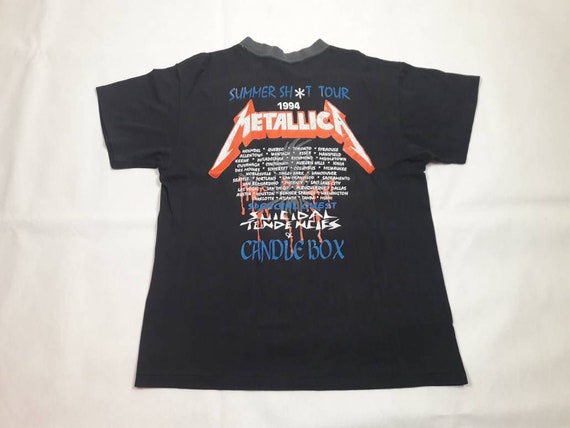 Vintage 1994 Metallica Tour T-Shirt Thrash Metal … - image 4