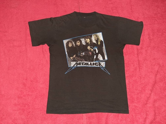 Vintage 1987 Metallica T-shirt Thrash Speed Metal Megadeth - Etsy