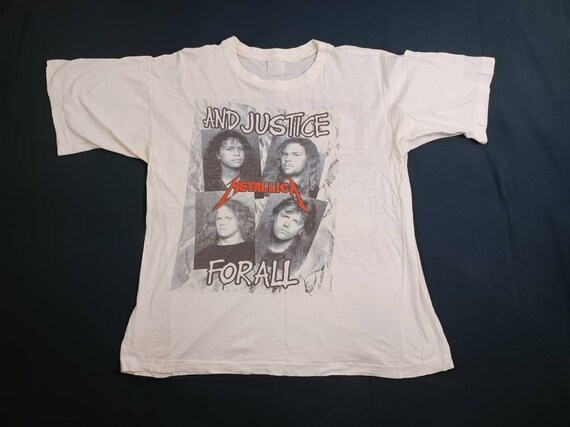 Vintage 1988 Metallica T-shirt Thrash Metal Slayer Megadeth - Etsy