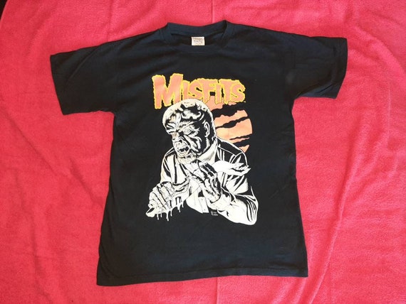 Vintage 2000 Misfits Tour T-Shirt L . Punk Rock Mi