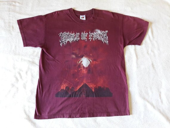 Vintage 2000 Cradle Of Filth T-Shirt XL Death Meta