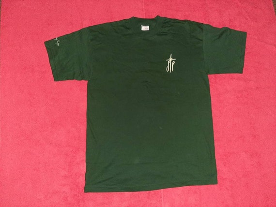 Vintage 1998 Smashing Pumpkins T-Shirt Size L Grun