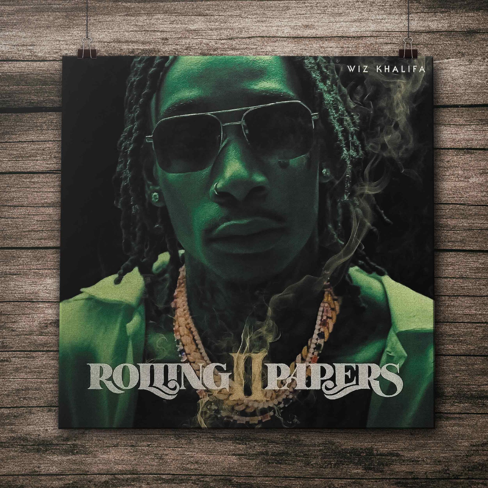Wiz Khalifa Rolling Papers 2 Canvas Poster / printed on | Etsy
