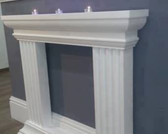 EPS Kamin/Imitat-Kamin/Fake Kamin/Künstlicher Kamin/Dekorkamin/Weihnachtskamin/Kaminkonsole/Künstlicher Kamin