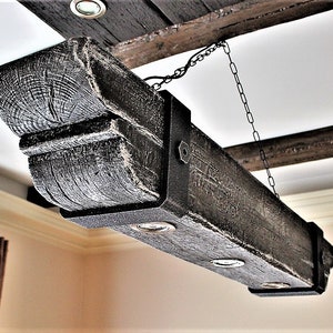 Chabby Chic houten balkenlampen, lamphouders, houten balkenlamp, rustieke verlichting, hanger, opknoping, boerderij, industriële rustieke houten balk