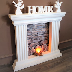 EPS Fireplace/Faux fireplace/Fake fireplace idea/Artificial fireplace/ Faux fireplace/decor fireplace/ Xmas fireplace/ fireplace