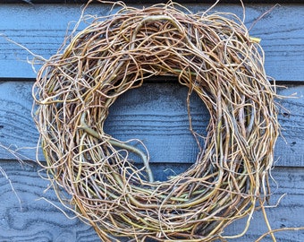 Rustic looking wreaths  from natural curly willow branches. Different sizes to choose from