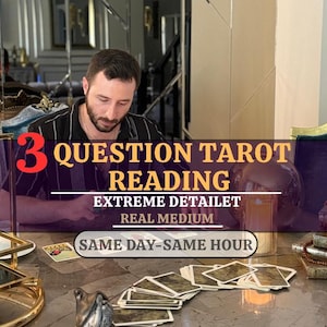 3 Question Tarot Reading, Detailed Tarot Psychic Answers for Love, Career, Future
