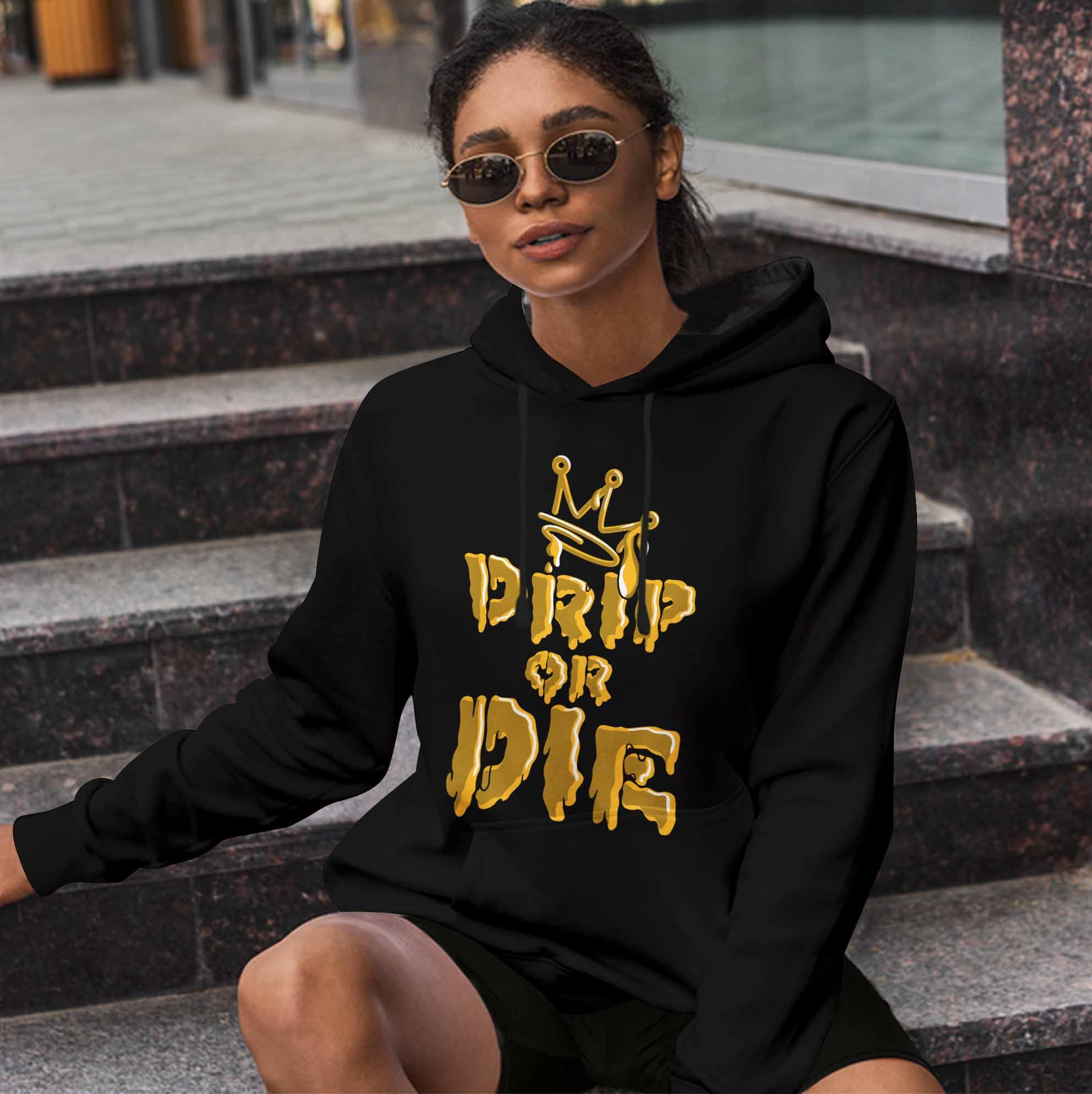 Shirt Match Air Jordan 9 University Gold Drip Or Die Custom | Etsy