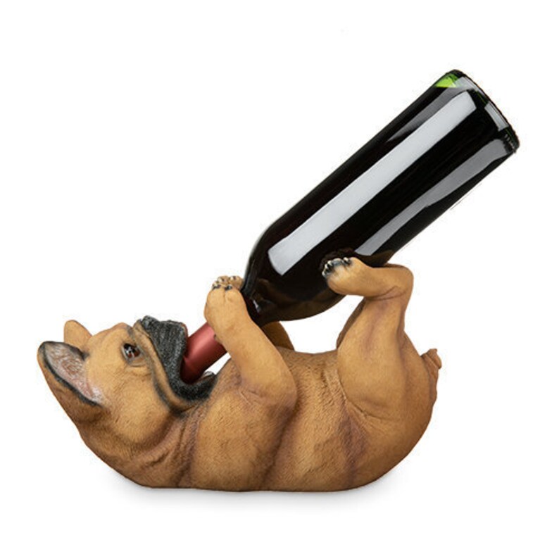 Dog Wine Bottle Holders Black Lab Yorkie Pug French Etsy