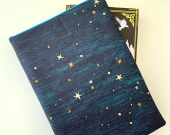 Book Sleeve Handmade Star: Night Sky Book Protector