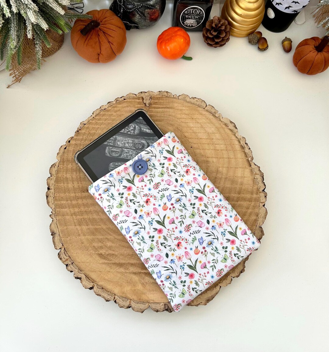 Tulip Kindle Cover: Spring Floral Fabric E-reader Case - Etsy UK