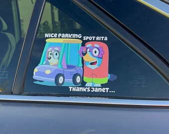 Nice Parkin spot Car Decal / Car Decal / Decal /