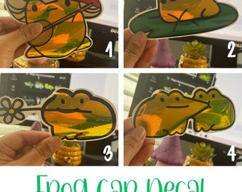 Frog Car Decal