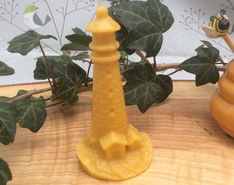 Lighthouse 100% Beeswax Candle