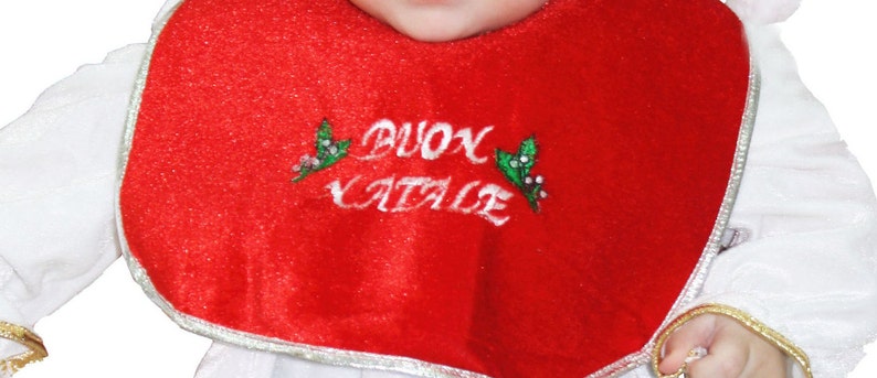 Santa Hat With Newborn Bavette Christmas Accessory Pegasus