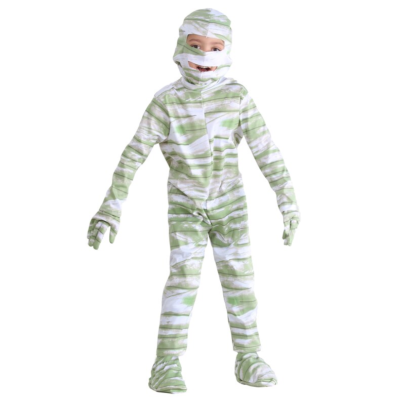 Costume dress Halloween mask and baby carnival from mummy