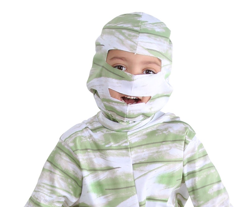 Costume dress Halloween mask and baby carnival from mummy