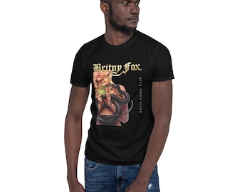Britny Fox - Bite Down Hard 30 Yr 'Rockstar' Design Short-Sleeve Unisex T-Shirt