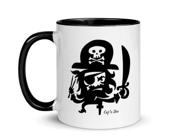 Cap'n Dee Mug with Color Inside