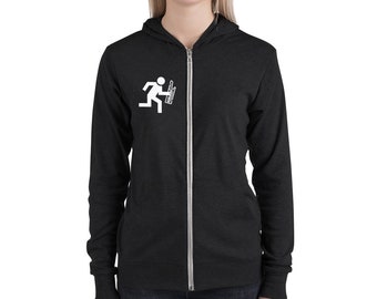 Exit_Keys - Unisex Lightweight Zip Hoodie