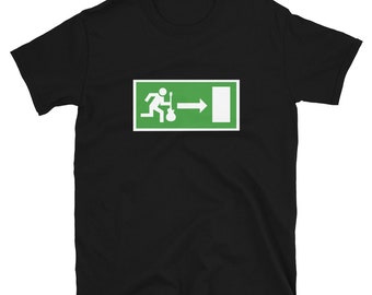 Exit_Guitar - Short-Sleeve Unisex T-Shirt