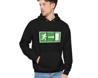 Exit_Drum - Unisex fleece hoodie