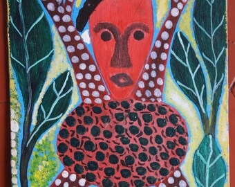 Gélin Buteau Loas ハイチ絵画 ハイチ 90 文化伝統の神秘 (Gelin Buteau)